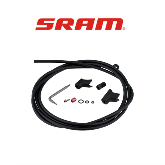 SRAM Disc Brake Hydraulic Hose Kit - Black Banjo - 2000mm Black (Includes Banjo, Fittings) 00.5318.039.000